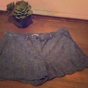 Chambray shorts